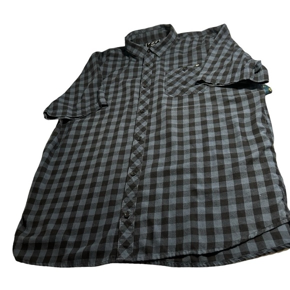 Fox Racing Short Sleeve Plaid Button Down Shirt XXL - Picture 3 of 11